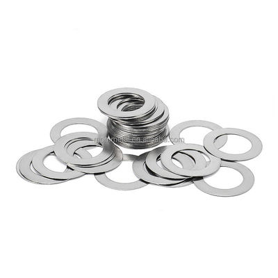 Customized Laser Cutting Stainless Steel Flat Washer Adjustment Shims with 2 Years Warranty and 0.02mm Tolerance